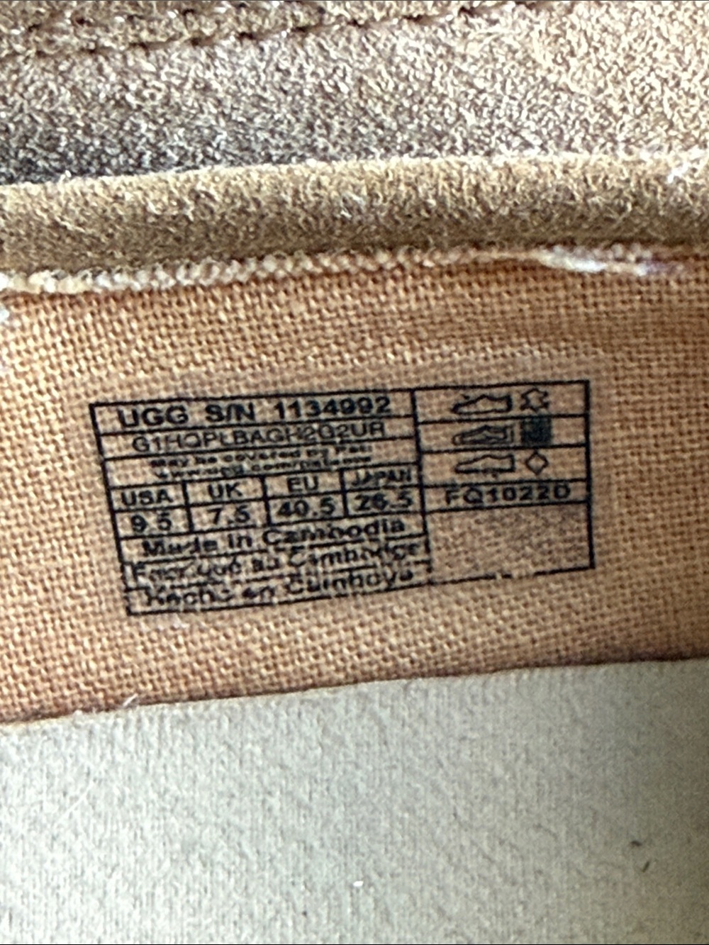 UGG women’s Slip-On Suede Loafers in Beige - Picture 5 of 6